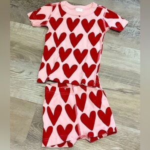 HANNA ANDERSSON 2T Heart Pajamas